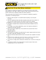 Предварительный просмотр 2 страницы Volt VUL-680 Series Installation Instructions Manual