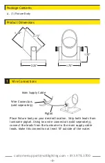 Предварительный просмотр 3 страницы Volt VUL-6802-25-BBZ Installation Instructions