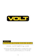 Preview for 12 page of Volt VUL-6803-25-BBZ Installation Instructions Manual