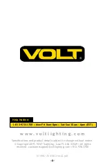 Preview for 5 page of Volt VWL-705-BBZ Installation Instructions