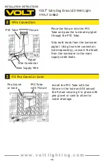 Preview for 4 page of Volt VWL-712-BBZ Installation Instructions Manual