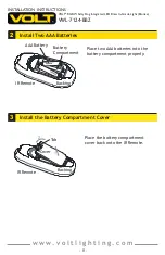 Предварительный просмотр 8 страницы Volt VWL-7124-BBZ Installation Instructions Manual