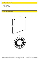 Предварительный просмотр 3 страницы Volt VWL-7125-BBZ Installation Instructions Manual