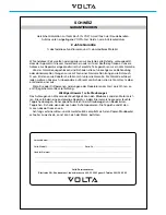 Preview for 23 page of VOLTA 4510 PRIMEROSE YELLO Manual