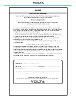 Preview for 24 page of VOLTA 4510 PRIMEROSE YELLO Manual