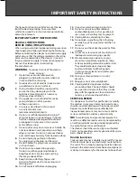 Preview for 2 page of VOLTA Campus U4700 Instruction Manual