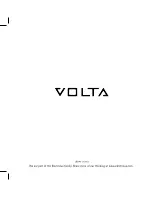 VOLTA Lilly UB1411 Operating Instructions Manual preview