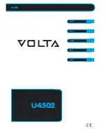 Preview for 3 page of VOLTA U4502 Instruction Book