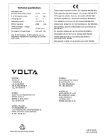 Preview for 7 page of VOLTA UB107L Instructions For Use Manual