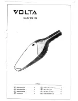 VOLTA UB158 Instructions For Use Manual preview