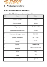 Предварительный просмотр 4 страницы Voltacon ESS12100 User Manual