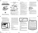 Предварительный просмотр 2 страницы Voltage Valet Travel Iron TS2 Instruction Manual