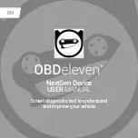 Voltas IT OBDeleven NextGen Device User Manual предпросмотр