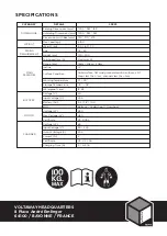 Preview for 8 page of VOLTAWAY MANNER 24/200 User Manual