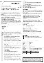 Preview for 4 page of VOLTCRAFT 10 27 36 Operating Instructions