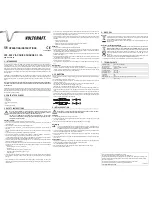 Preview for 2 page of VOLTCRAFT 100-240 V-AC - V9-10 Manual