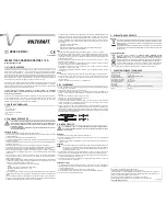 Preview for 3 page of VOLTCRAFT 100-240 V-AC - V9-10 Manual