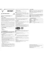 Preview for 4 page of VOLTCRAFT 100-240 V-AC - V9-10 Manual