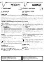 Предварительный просмотр 2 страницы VOLTCRAFT 100829 Operating Instructions