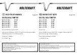 VOLTCRAFT 12 23 88 Operating Instructions Manual preview