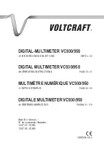 Предварительный просмотр 3 страницы VOLTCRAFT 12 47 03 Operating Instructions Manual