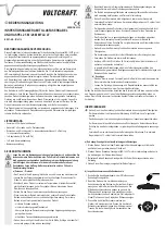 Preview for 1 page of VOLTCRAFT 1214310 Operating Instructions Manual