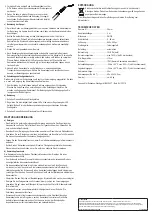 Preview for 2 page of VOLTCRAFT 1214310 Operating Instructions Manual