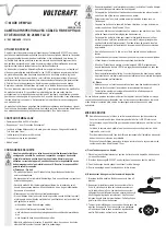 Preview for 5 page of VOLTCRAFT 1214310 Operating Instructions Manual