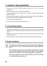 Preview for 20 page of VOLTCRAFT 123325 Operating Instructions Manual