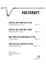 VOLTCRAFT 124705 Operating Instructions Manual preview