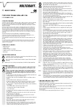 Preview for 7 page of VOLTCRAFT 1313886 Operating Instructions Manual