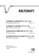 Предварительный просмотр 1 страницы VOLTCRAFT 1340000 Operating Instructions Manual