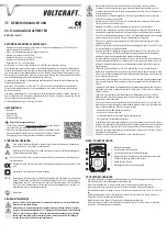 VOLTCRAFT 1386327 Operating Instructions Manual preview