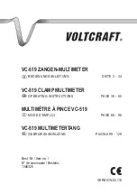 Предварительный просмотр 1 страницы VOLTCRAFT 1386328 Operating Instructions Manual