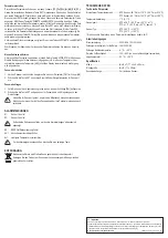 Preview for 2 page of VOLTCRAFT 1389202 Operating Instructions Manual