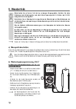 Preview for 12 page of VOLTCRAFT 1500208 Operating Instructions Manual