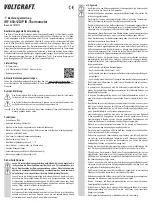 Preview for 1 page of VOLTCRAFT 1575717 Operating Instructions Manual