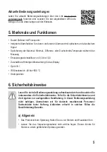 Preview for 5 page of VOLTCRAFT 1600031 Operating Instructions Manual