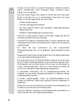 Preview for 6 page of VOLTCRAFT 1600031 Operating Instructions Manual