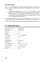 Preview for 18 page of VOLTCRAFT 1600031 Operating Instructions Manual