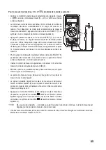 Preview for 69 page of VOLTCRAFT 1626067 VC185 Operating Instructions Manual