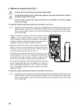 Preview for 76 page of VOLTCRAFT 1626067 VC185 Operating Instructions Manual