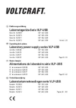 Предварительный просмотр 1 страницы VOLTCRAFT 1629369 Operating Instructions Manual