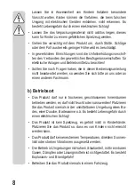 Preview for 8 page of VOLTCRAFT 1647179 Operating Instructions Manual