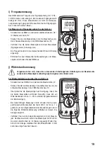 Предварительный просмотр 19 страницы VOLTCRAFT 1647181 Operating Instructions Manual