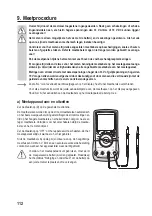 Предварительный просмотр 112 страницы VOLTCRAFT 1647181 Operating Instructions Manual