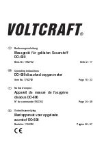 VOLTCRAFT 1762762 Operating Instructions Manual preview