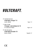 Предварительный просмотр 1 страницы VOLTCRAFT 1893208 Operating Instructions Manual