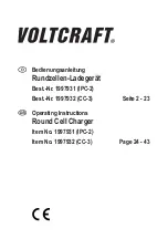 Предварительный просмотр 1 страницы VOLTCRAFT 1997931 Operating Instructions Manual