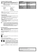 Preview for 4 page of VOLTCRAFT 20 00 09 Operating Instructions Manual